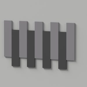 Panou acustic LineaPlus 80x20x0.8 cm din PET felt, soluție eficientă pentru reducerea ecoului și îmbunătățirea acusticii în birouri și spații moderne.