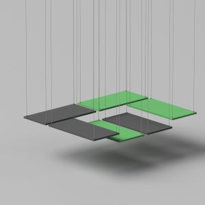 Panou acustic plan Petfelt LineaPlus – 80x40x1.2cm diverse culori de prins pe tavan